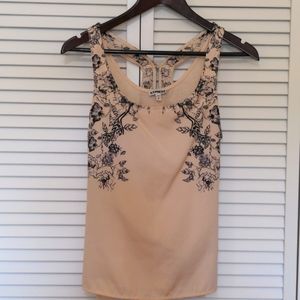 Layered blouse/tank top